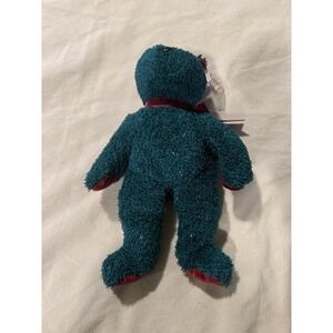 2001 HOLIDAY TEDDY the Christmas Bear - 13" Ty Beanie Buddy - Retired MWMT